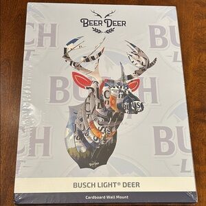 Beer Deer Busch Light® Deer Cardboard Wall Mount - White/Multicolor